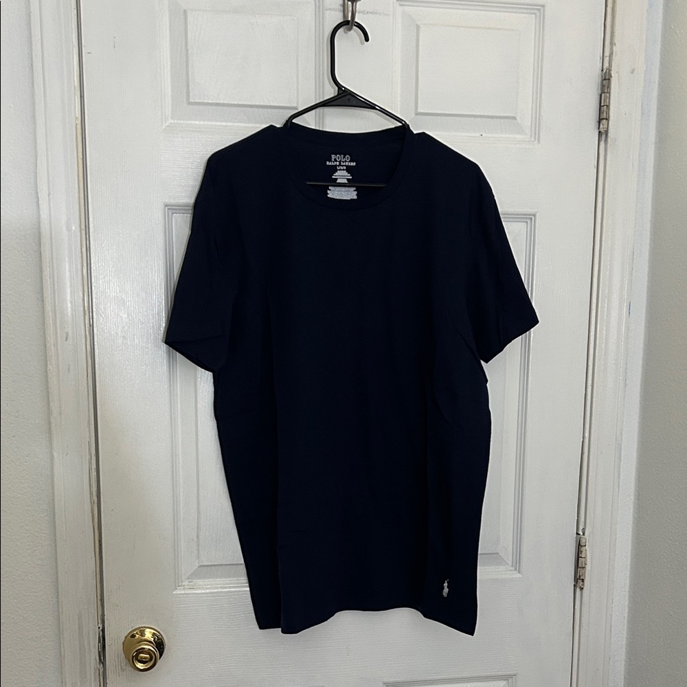 Polo by Ralph Lauren Men's Navy Blue T-Shirt